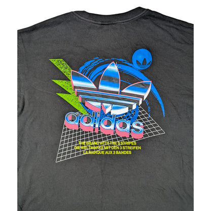 Black Graphic adidas Streetwear Jersey (M) [Good]