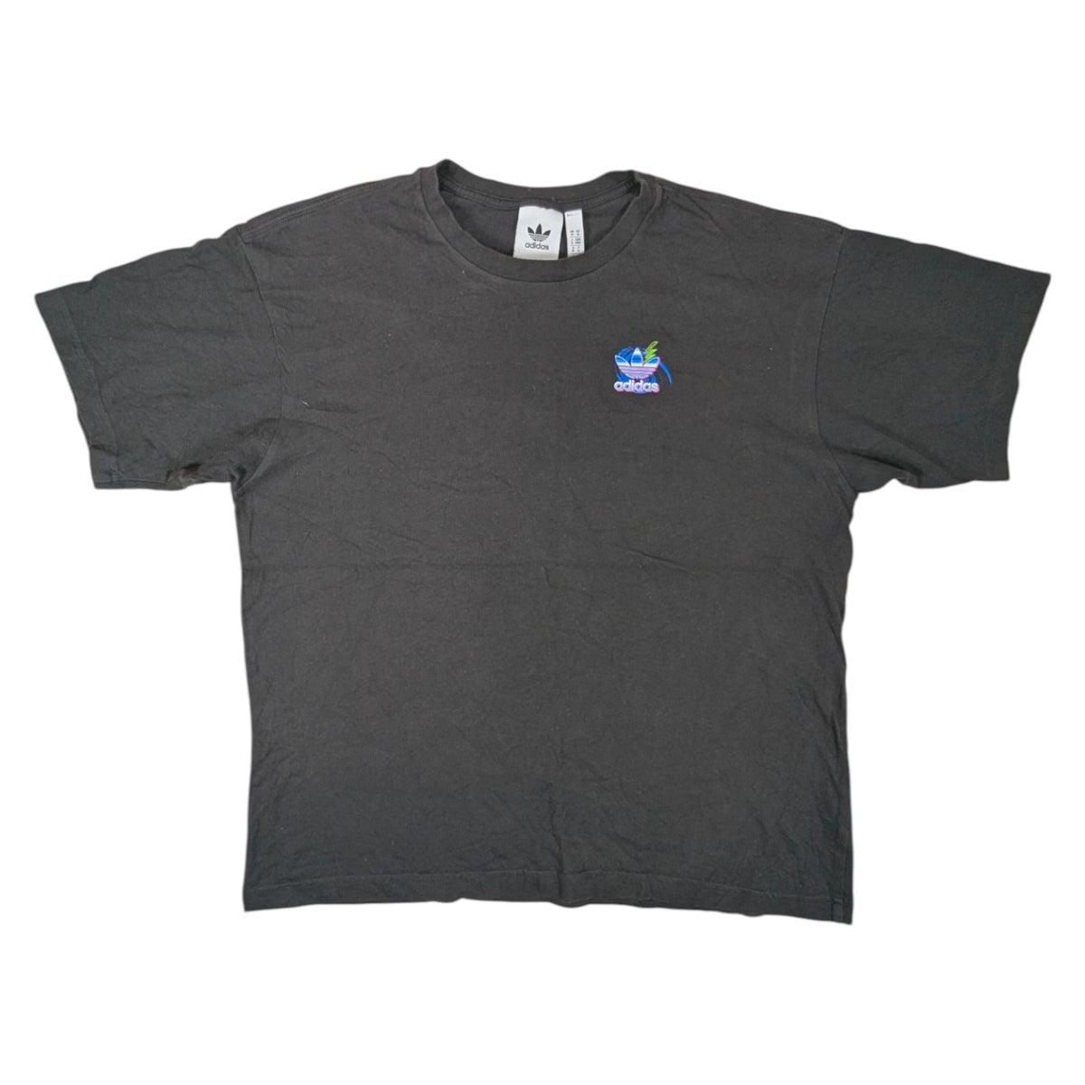 Black Graphic adidas Streetwear Jersey (M) [Good]