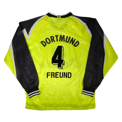 Borussia Dortmund Nike Home Football Jersey 1995 Freund #4 (2XL) [Very Good]