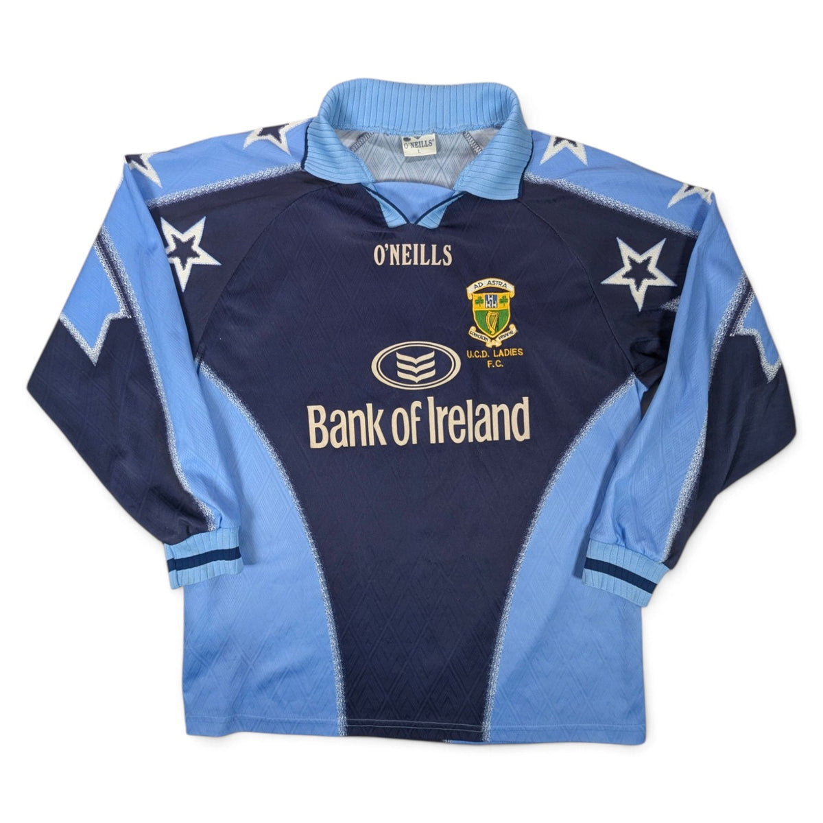 UCD Player Issue O'Neills Away Football Jersey 1999 #2 (L) [Very Good]
