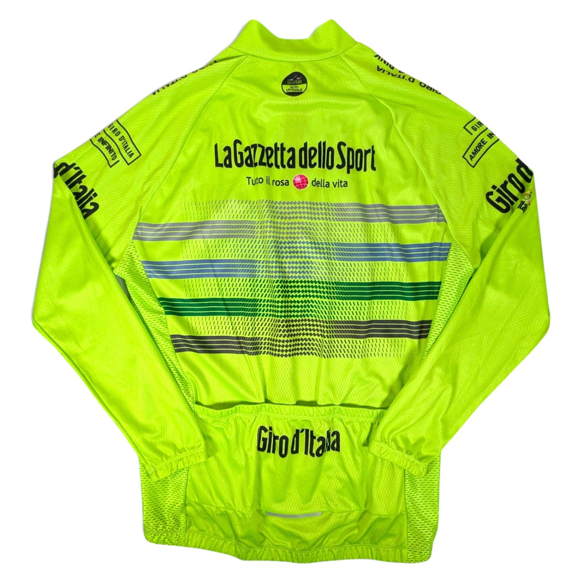 Giro D'Italia Gazetto Dello Sport Training Cycling Jersey 2020s (L) [Excellent]