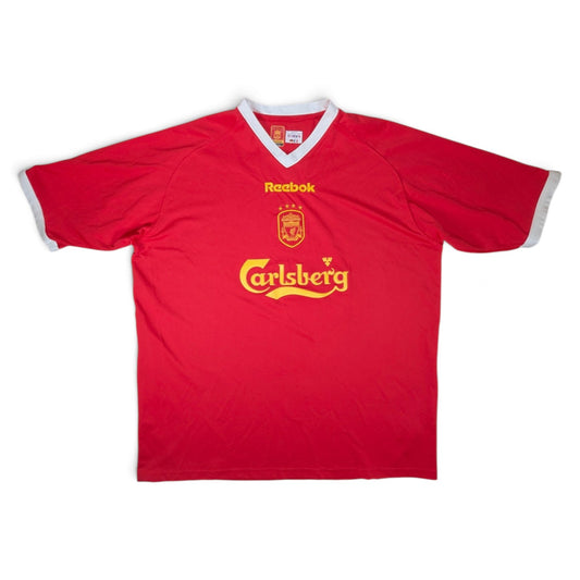 Liverpool Reebok Home European Football Jersey 2002 (2XL) [Good]