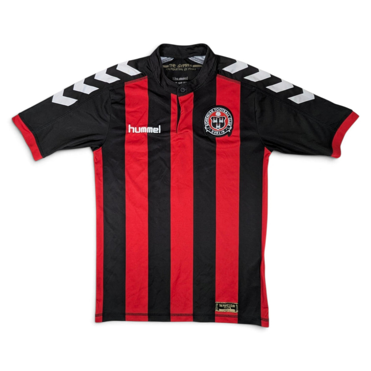 Bohemian FC Player Issue Hummel Home Football Jersey 2015 #2 (14-16 Years) [Good]