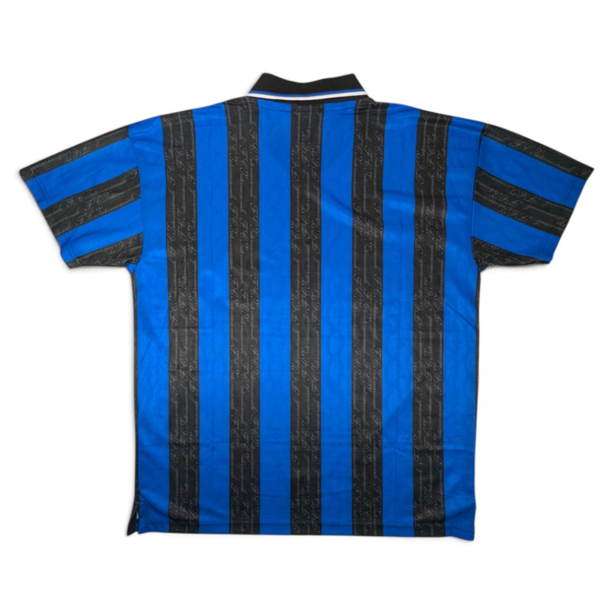 Inter Milan Score Draw Home Football Jersey Retro (L) [Excellent]
