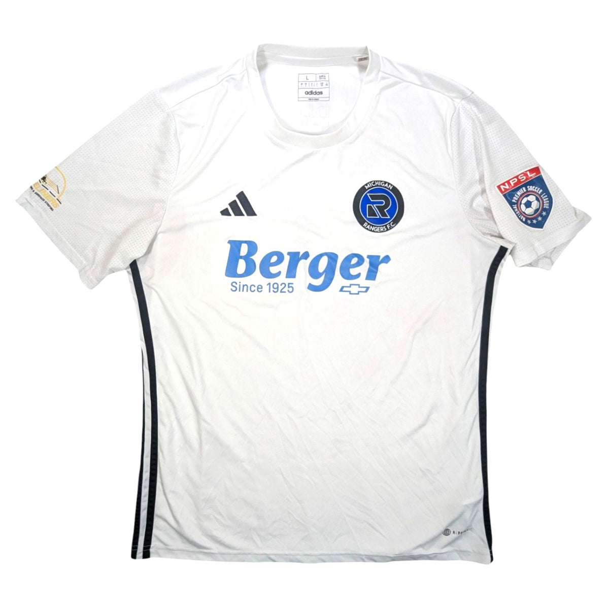 Michigan Rangers Player Issue adidas Away Football Jersey 2022 #17 (L) [Fair]
