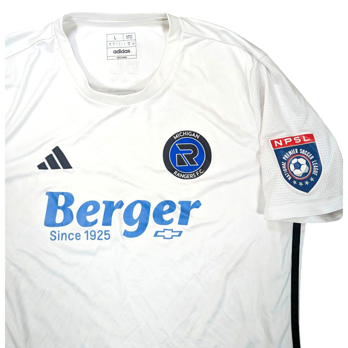 Michigan Rangers Player Issue adidas Away Football Jersey 2022 #17 (L) [Fair]