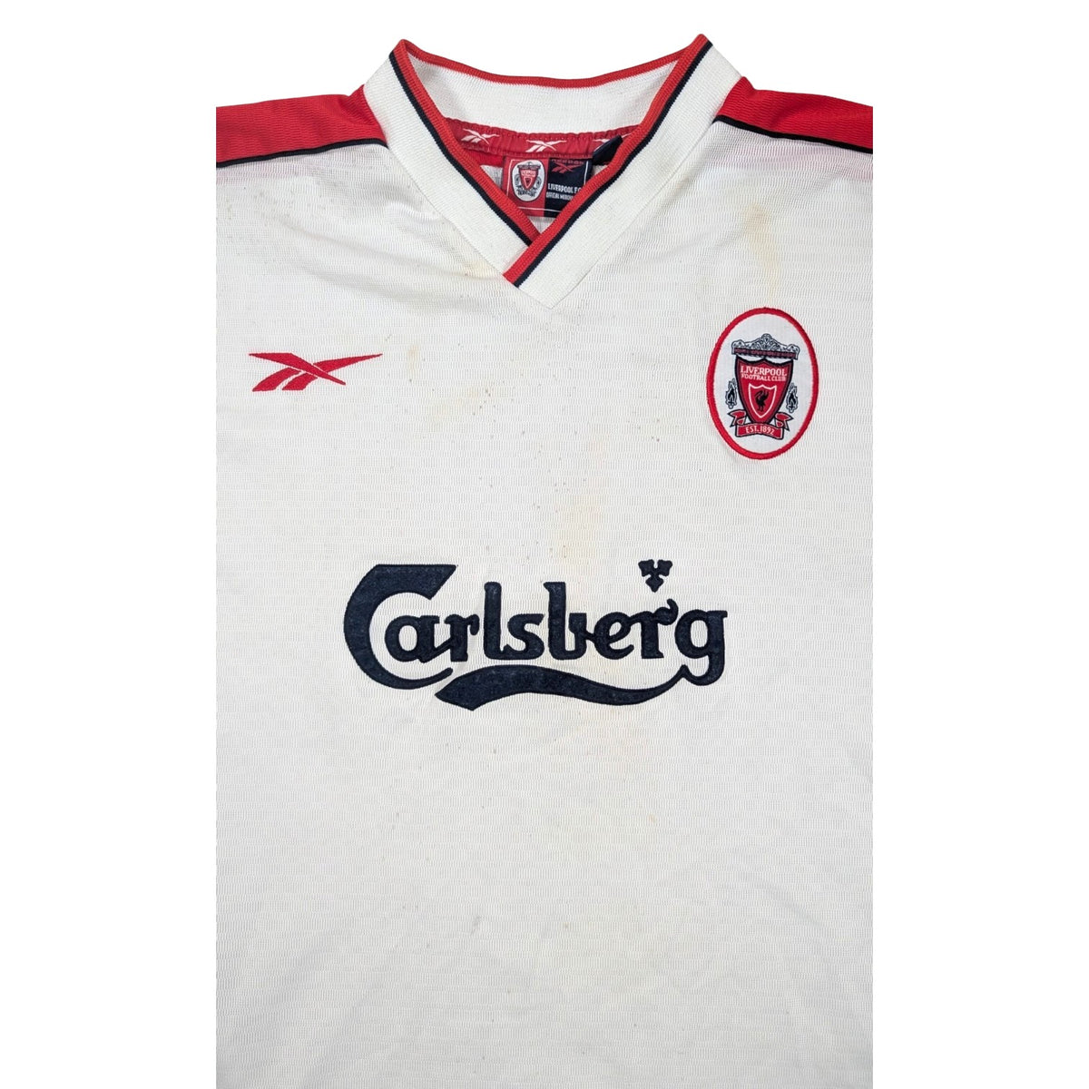 Liverpool Reebok Away Football Jersey 1998 (L) [Fair]