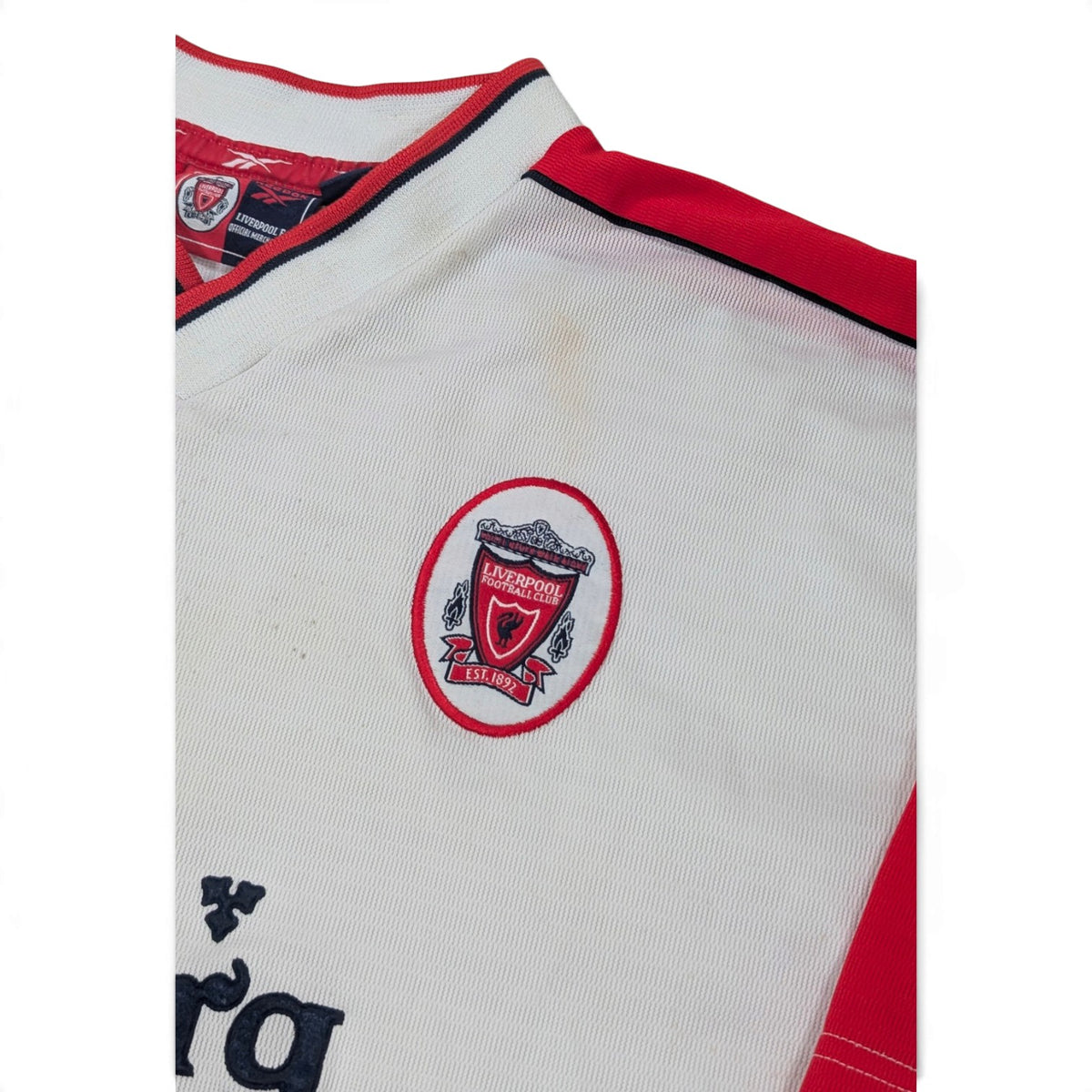 Liverpool Reebok Away Football Jersey 1998 (L) [Fair]