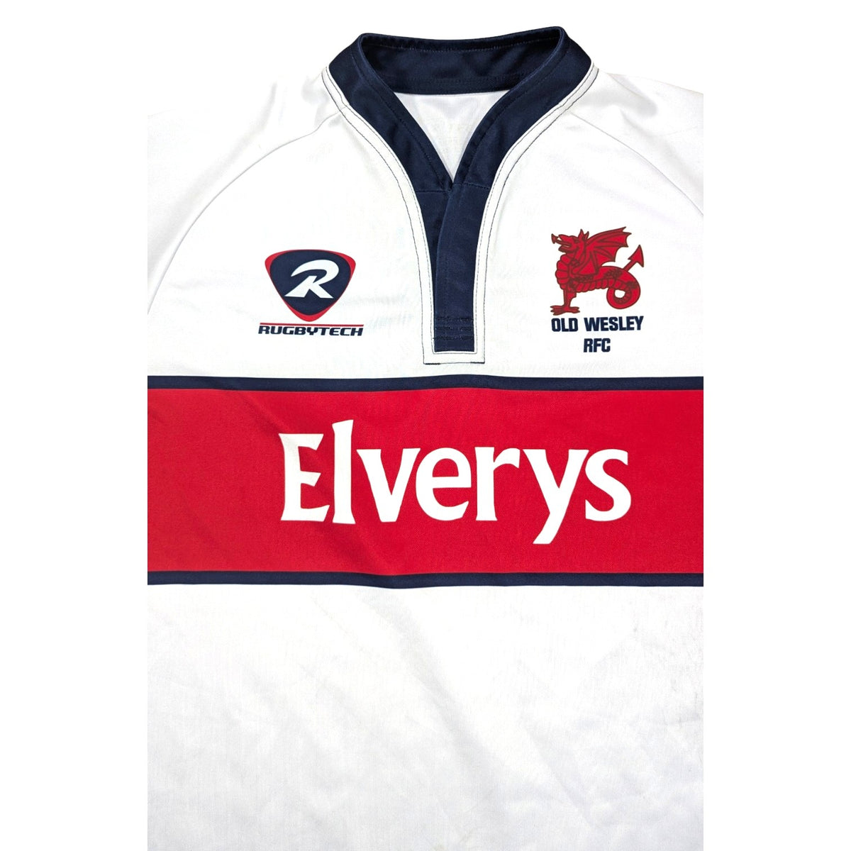 Old Wesley Player Issue RugbyTech Home Rugby Jersey 2012 #21 (L) [Fair]