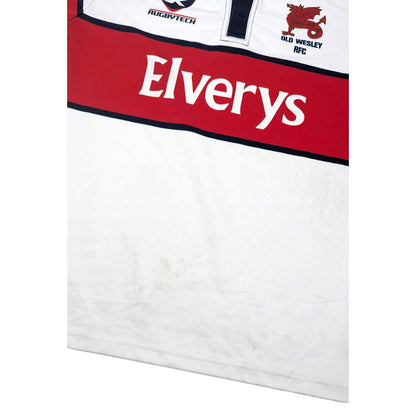 Old Wesley Player Issue RugbyTech Home Rugby Jersey 2012 #21 (L) [Fair]