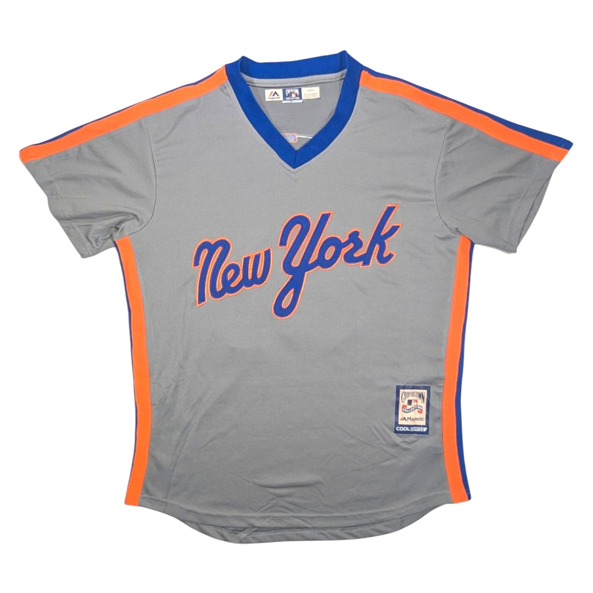 New York Mets Majestic Home Baseball Jersey Retro Mike Piazza #31 (M) [Excellent]