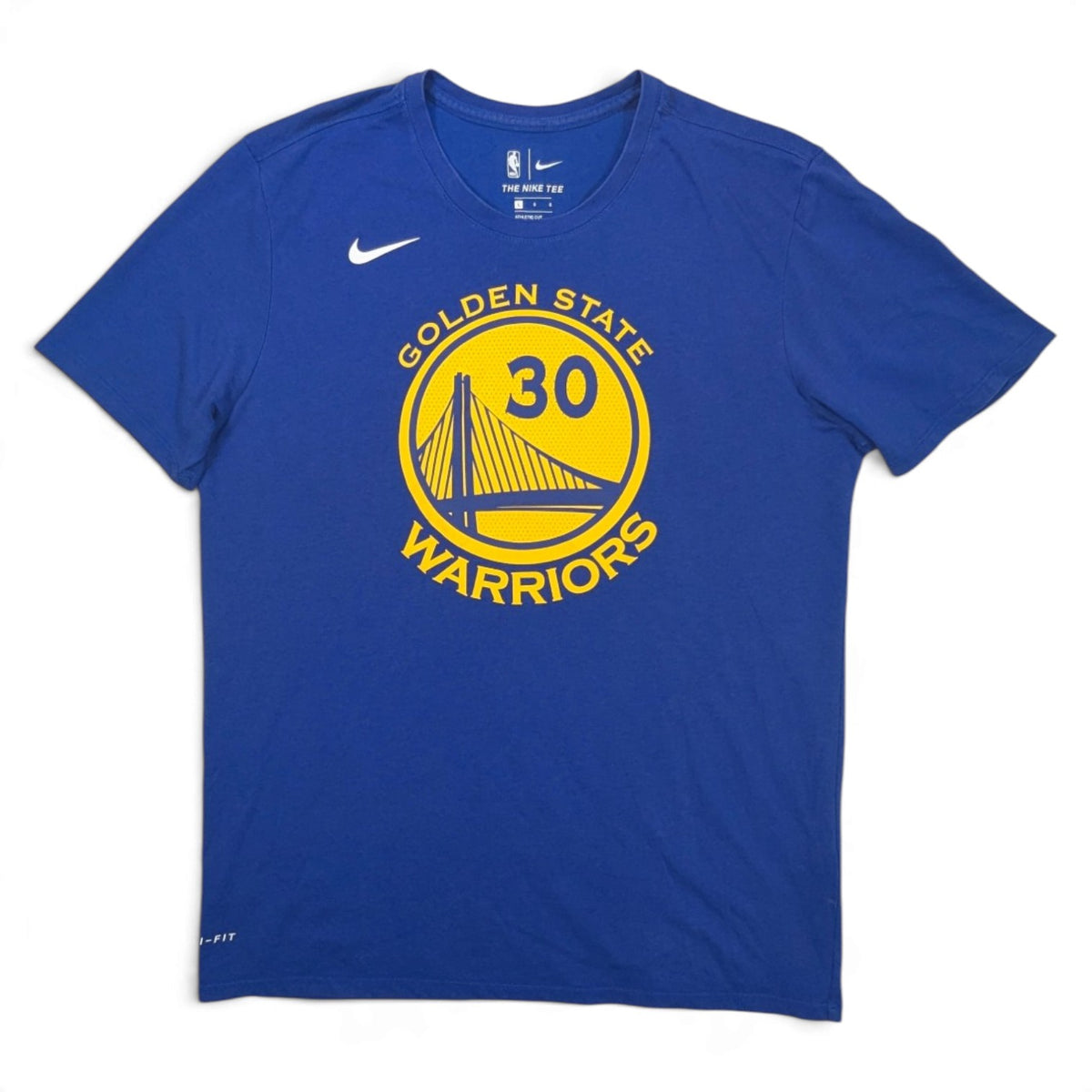 Golden State Warriors Nike Basketball T-Shirt 2020s Steph Curry #30 (L) [Good]