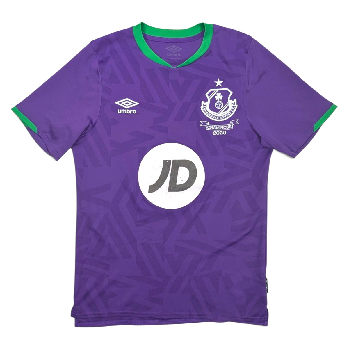 Shamrock Rovers Player Issue Umbro Away Football Jersey 2020 #18 (S) [Average]