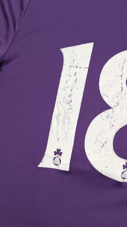 Shamrock Rovers Player Issue Umbro Away Football Jersey 2020 #18 (S) [Average]
