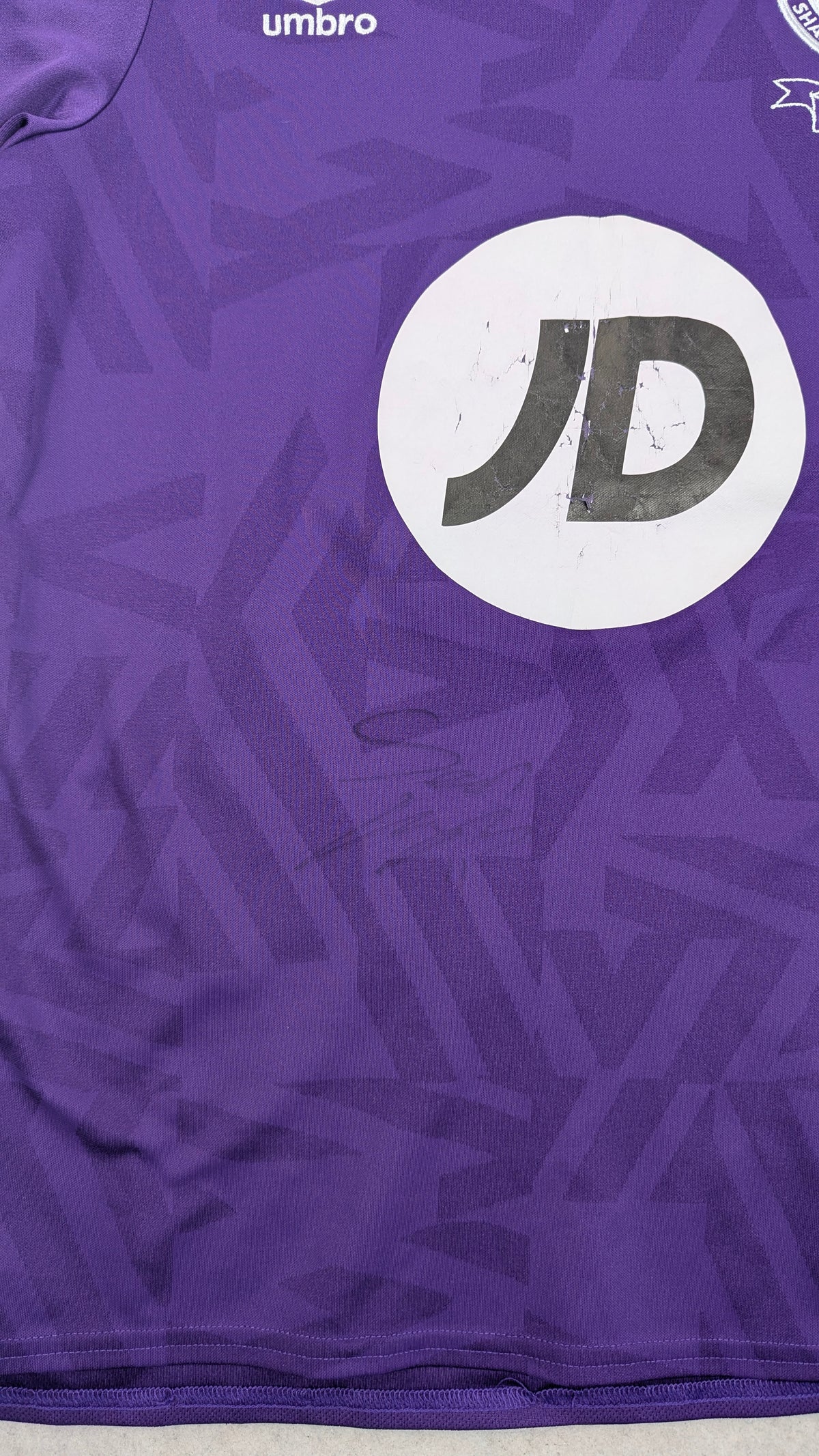 Shamrock Rovers Player Issue Umbro Away Football Jersey 2020 #18 (S) [Average]