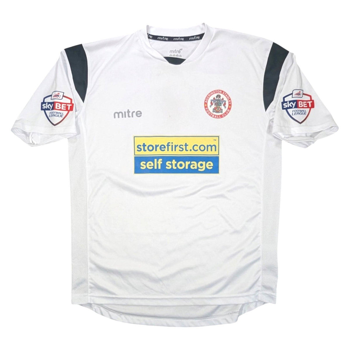 Accrington Stanley Player Issue Mitre Third Football Jersey 2014 John O'Sullivan #18 (M) [Good]