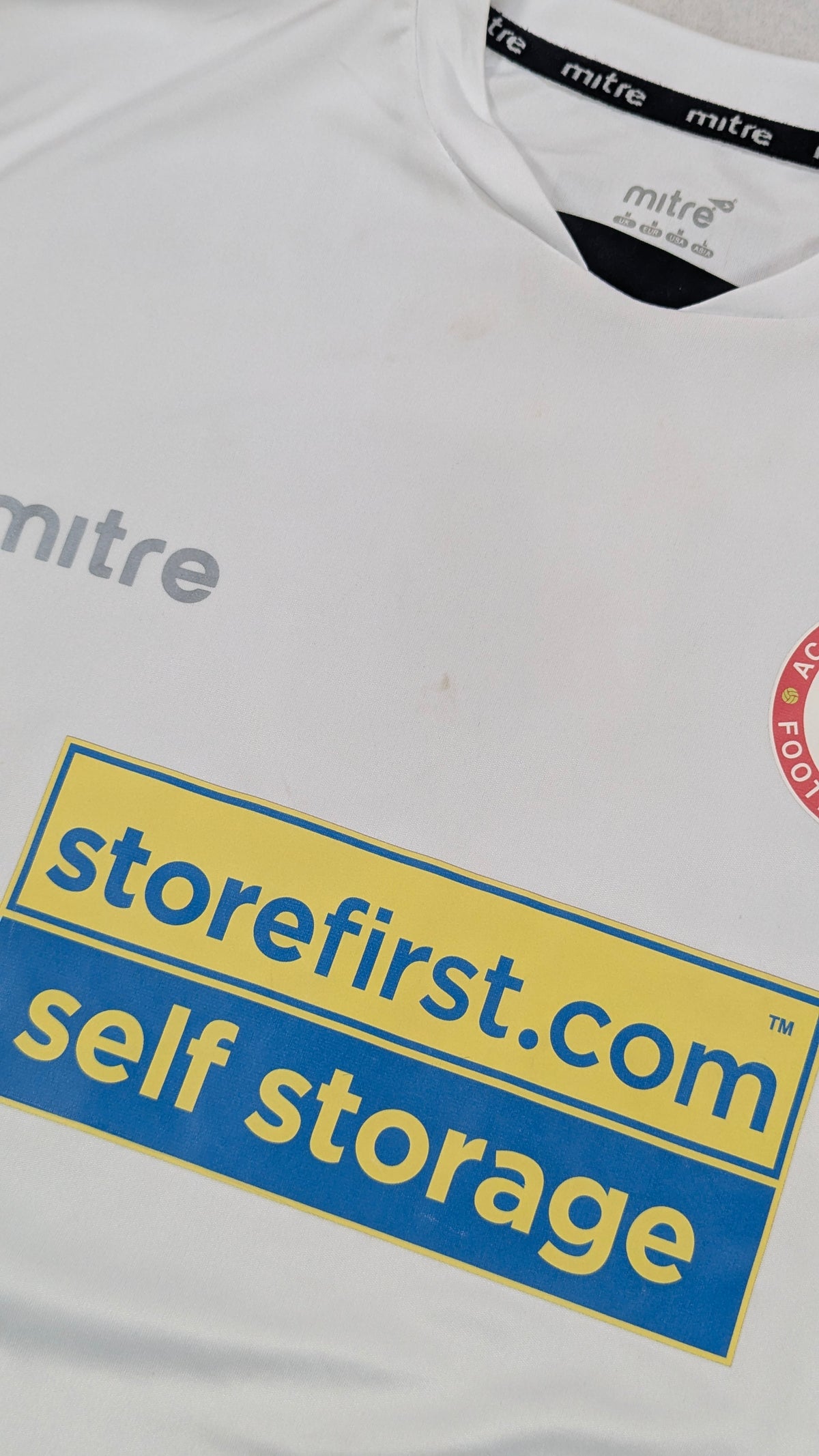 Accrington Stanley Player Issue Mitre Third Football Jersey 2014 John O'Sullivan #18 (M) [Good]