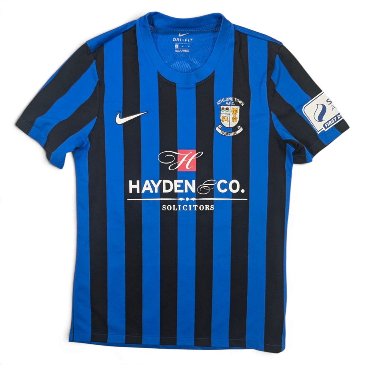Athlone Town Player Issue Nike Home Football Jersey 2021 #25 (M) [Good]