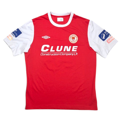 St Patricks Athletic Player Issue Umbro Home Football Jersey 2015 Ciarán Kilduff #10 (L) [Good]