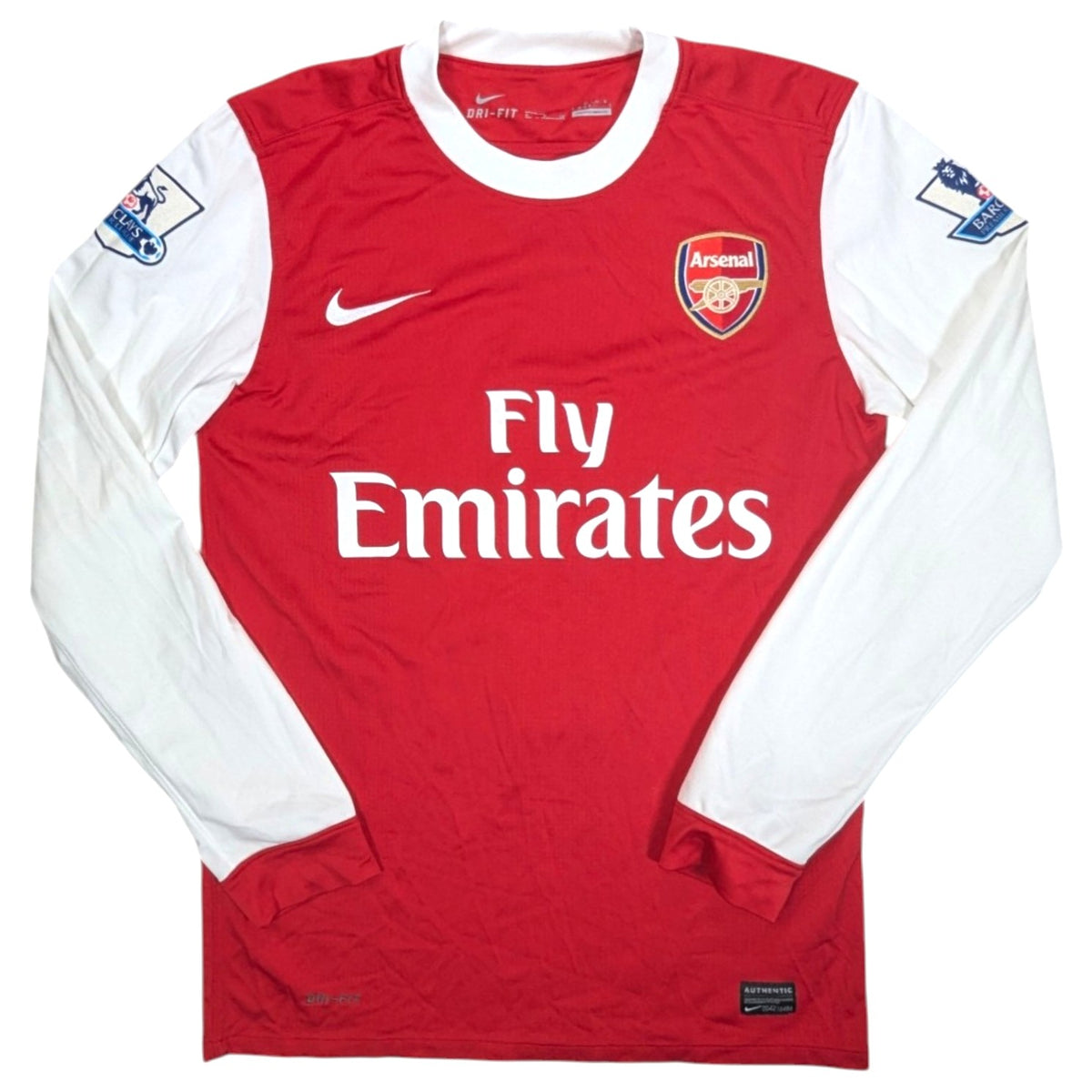 Arsenal Nike Home Football Jersey 2010 Vermaelen #5 (S) [Very Good]