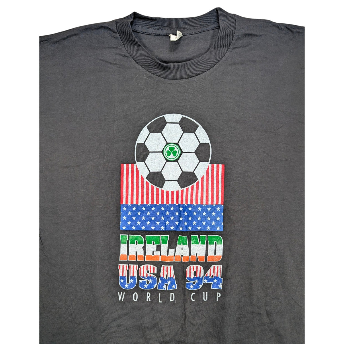 Republic of Ireland Dunnes Stores Football T-Shirt 1994 (L) [Very Good]
