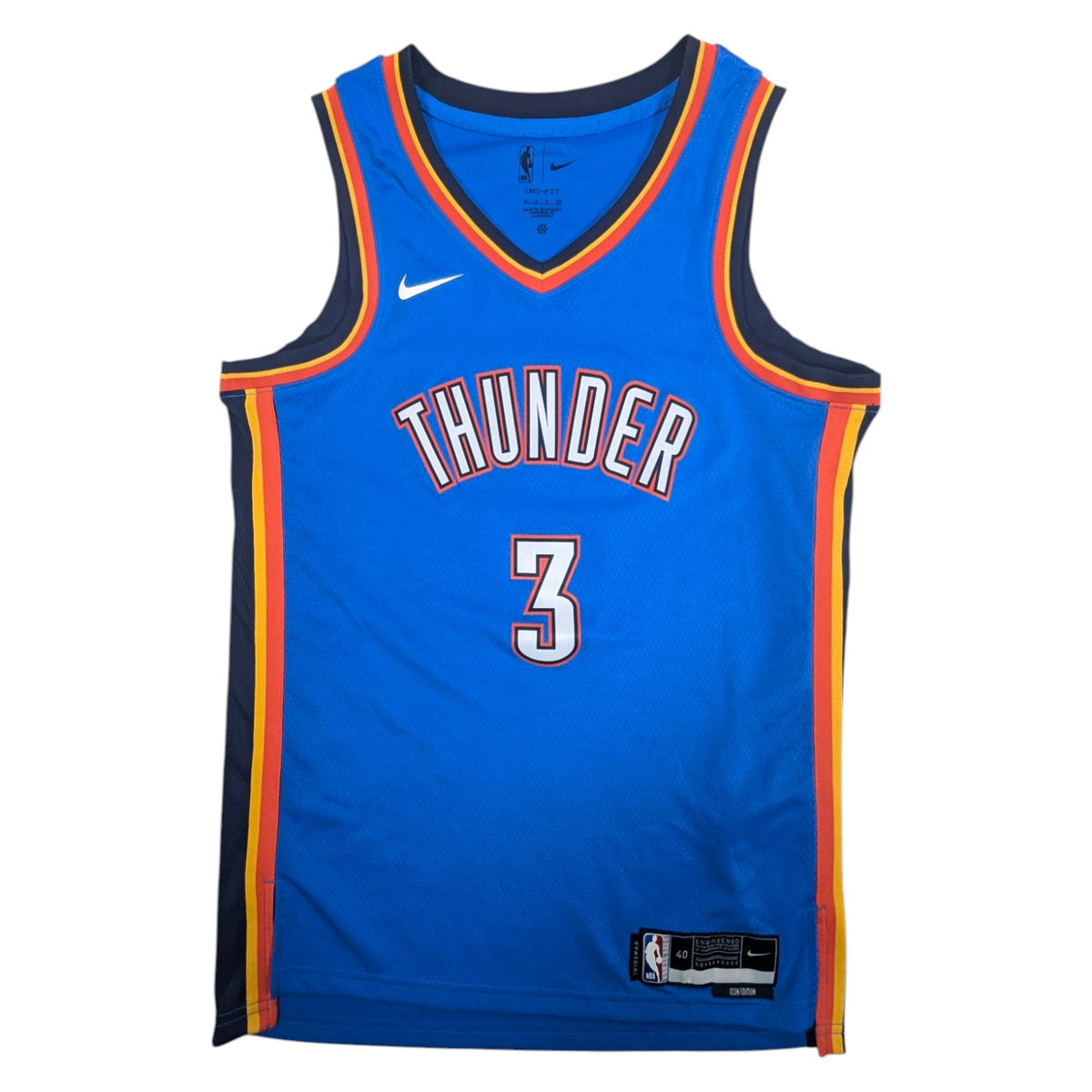 Oklahoma City Thunder Nike Home Basketball Jersey 2022 Giddey #3 (S) [Excellent]