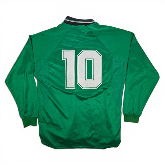 Pena El Caseron Player Issue Umbro Home Football Jersey 1990s #10 (XL) 