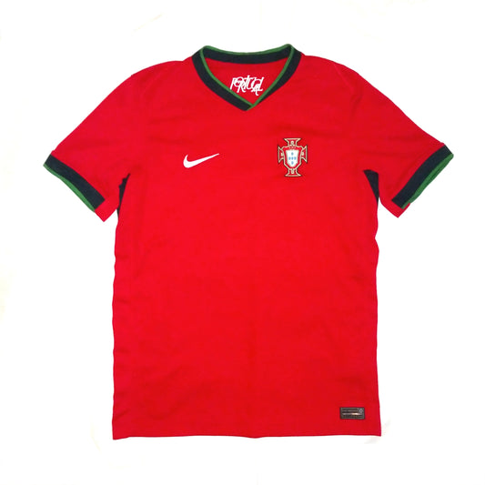 Portugal Football  Home  Jersey  2024 / 25  Nike     Teens     fj4371  Sponsorless  SVS1900  