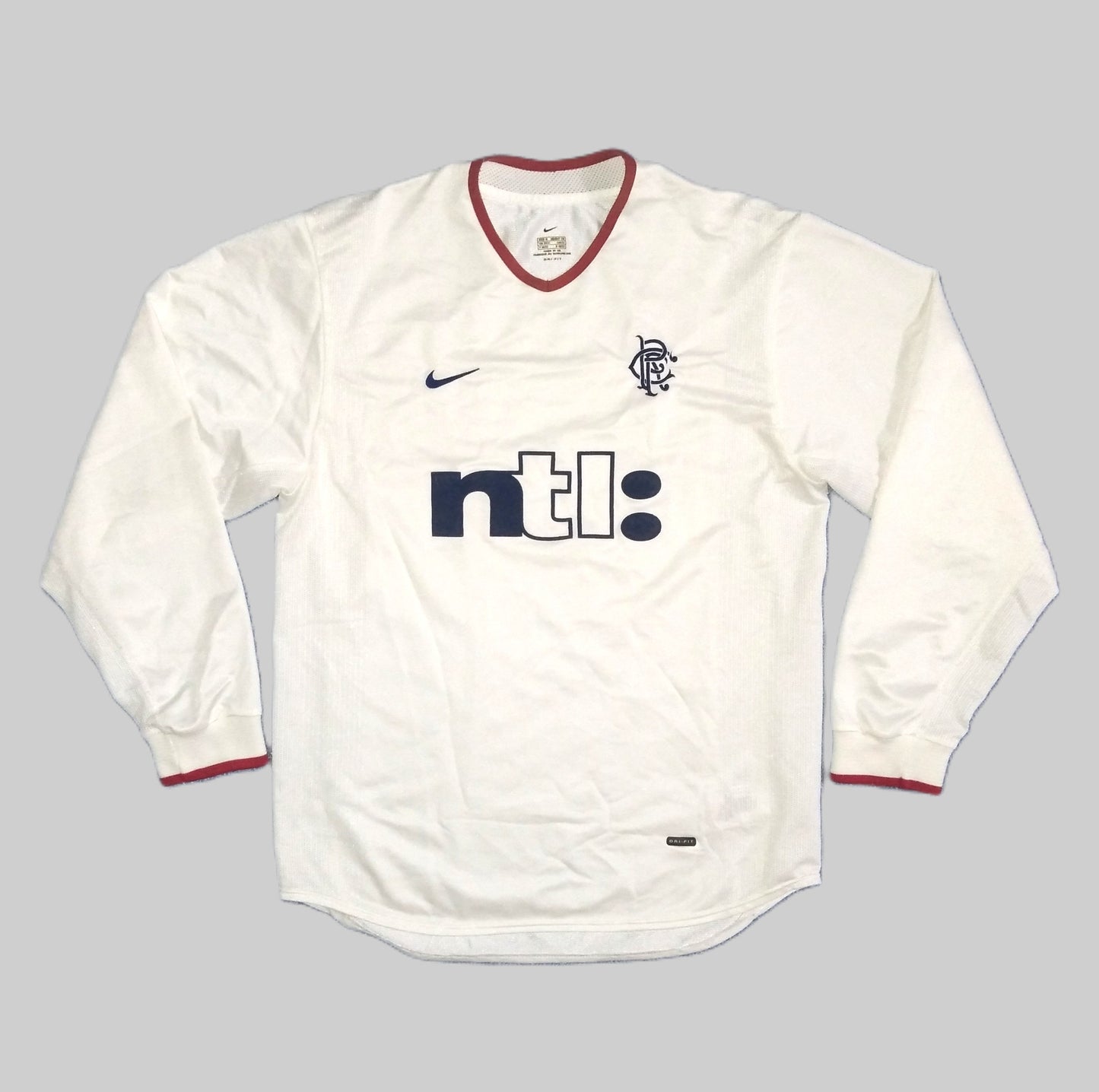 Rangers Football  Away  Jersey  2001 / 02  Nike 