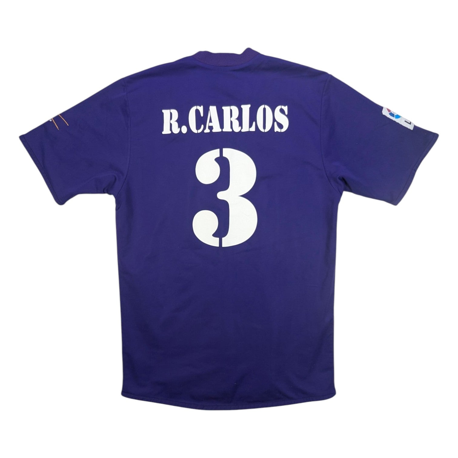 Real Madrid adidas Away Football Jersey 2001 Roberto Carlos #3 (