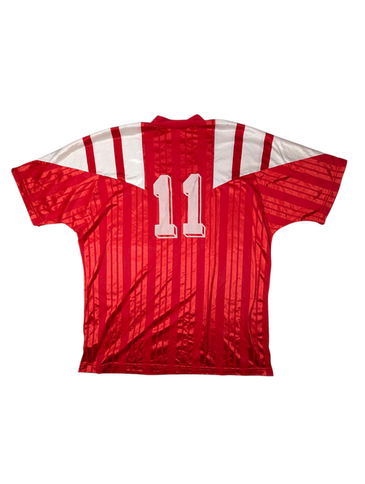 Red adidas Home Football Jersey 1993 #11 (XL) 