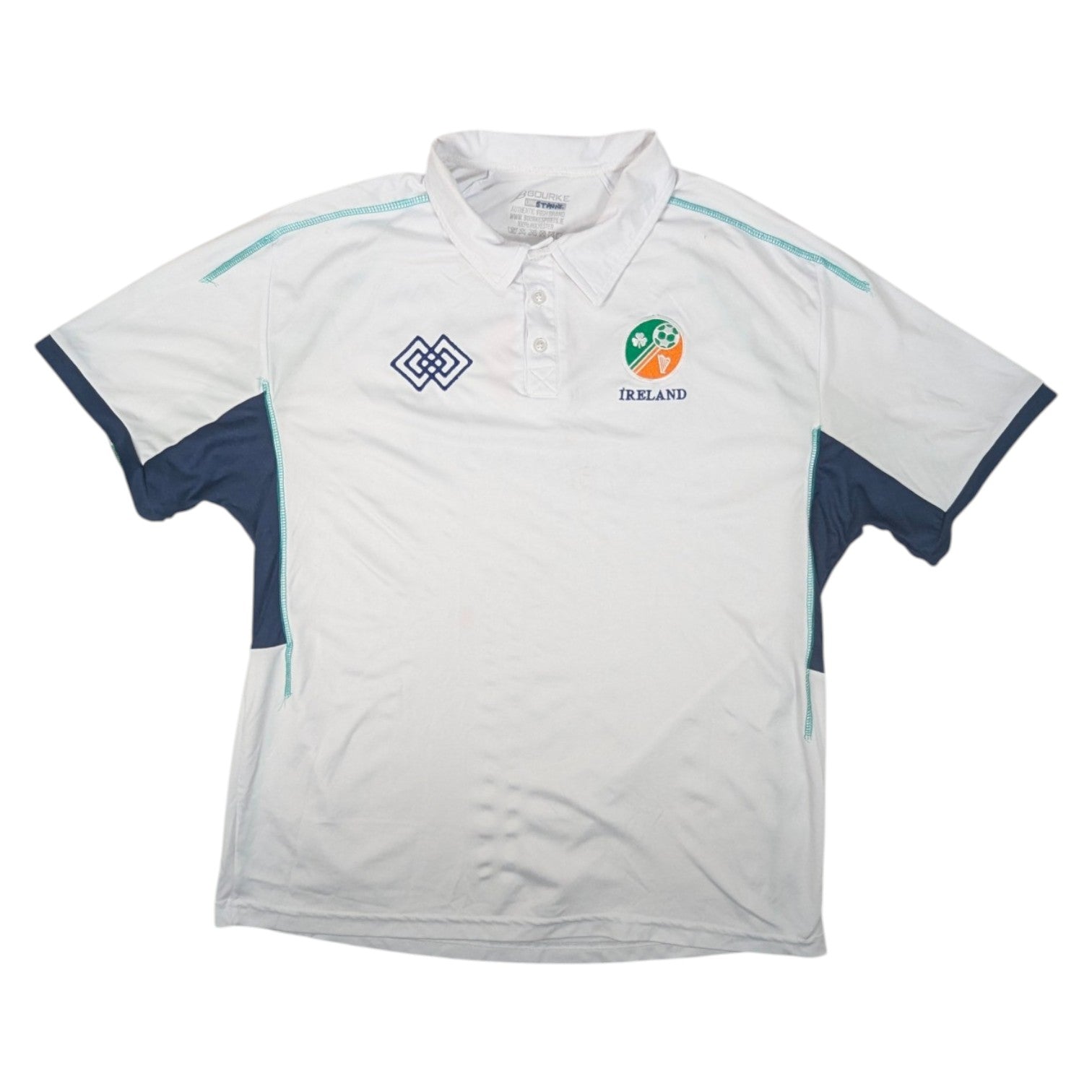 Republic of Ireland Bourke Sports Football Polo Shirt 2024 Saipan (L) [Good]
