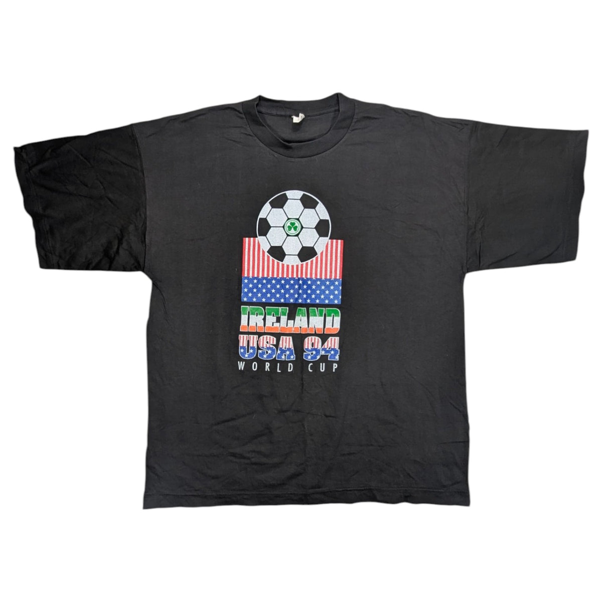 Republic of Ireland Dunnes Stores Football T-Shirt 1994 (L) [Very Good]