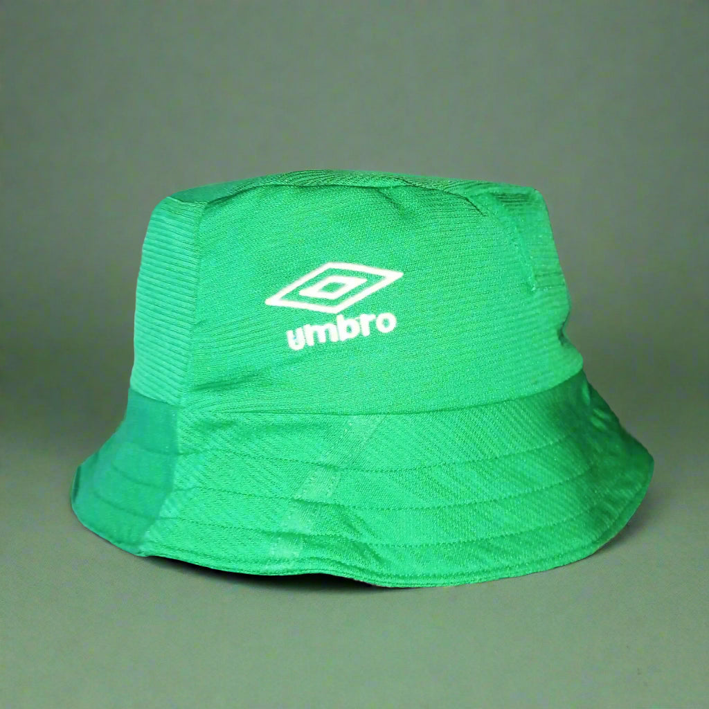 Republic of Ireland Football    Home  Bucket Hat  2014 / 15  Umbro  Upcycled   Unisex Adults       Three  bucket hat festival vintage retro upcycled recycled rave cap headware Football Soccer Rugby GAA  SHIRTS V SKINS   a