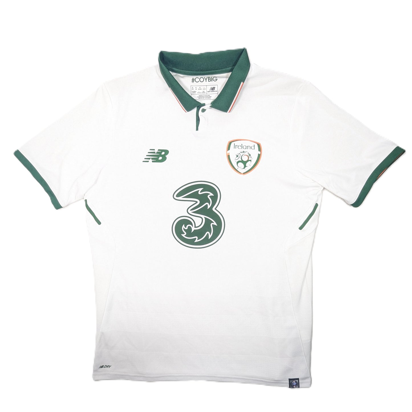 Republic of Ireland New Balance Away Football Jersey 2017 (M)