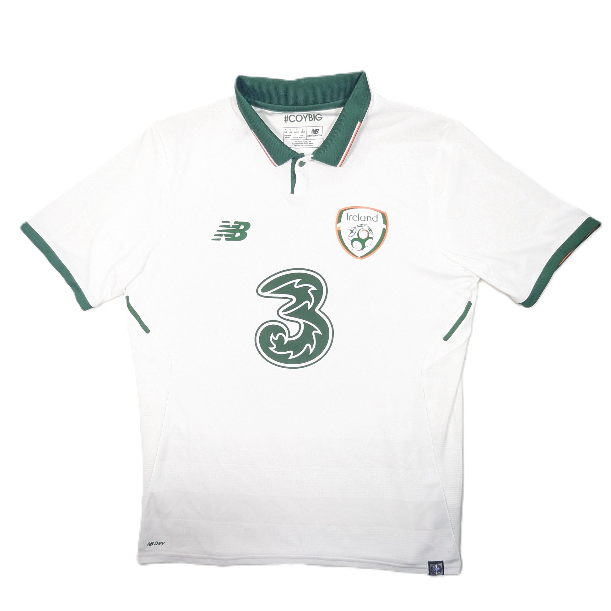 Republic of Ireland New Balance Away Football Jersey 2017 (M)