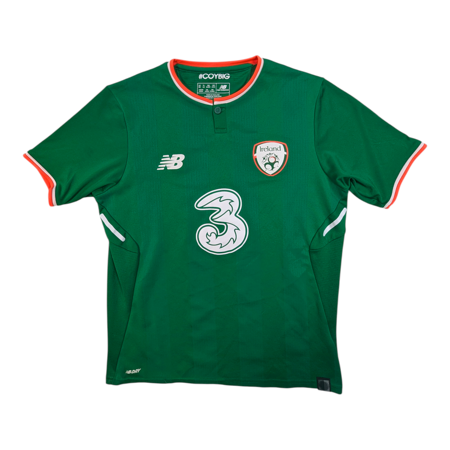 Republic of Ireland New Balance Football Jersey 2017 (10-11 Years) 