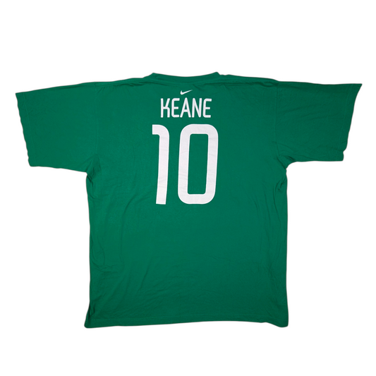 Republic of Ireland Nike Football T-Shirt 2002 Robbie Keane #10 