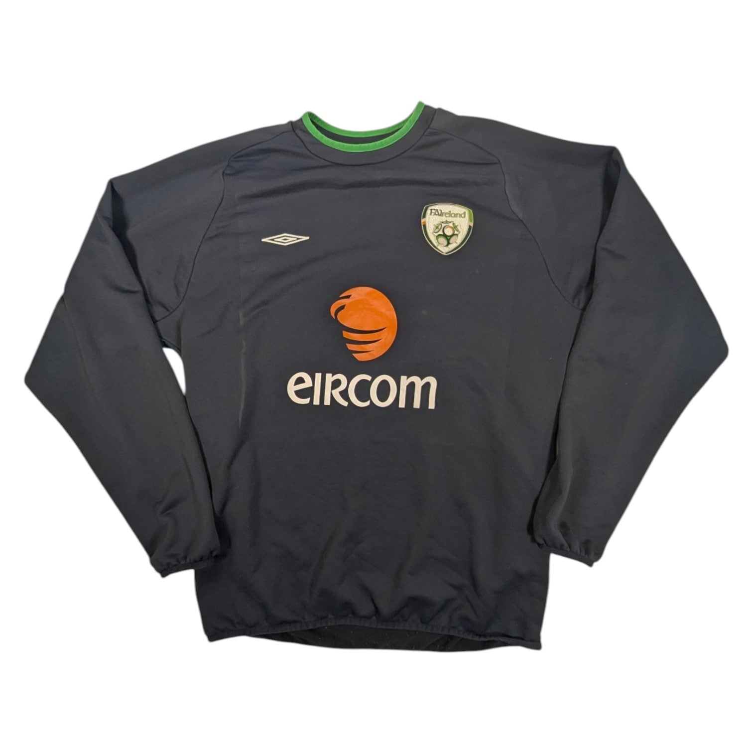 Republic of Ireland Player Issue Umbro Football Sweatshirt 2004 (L) [Good]