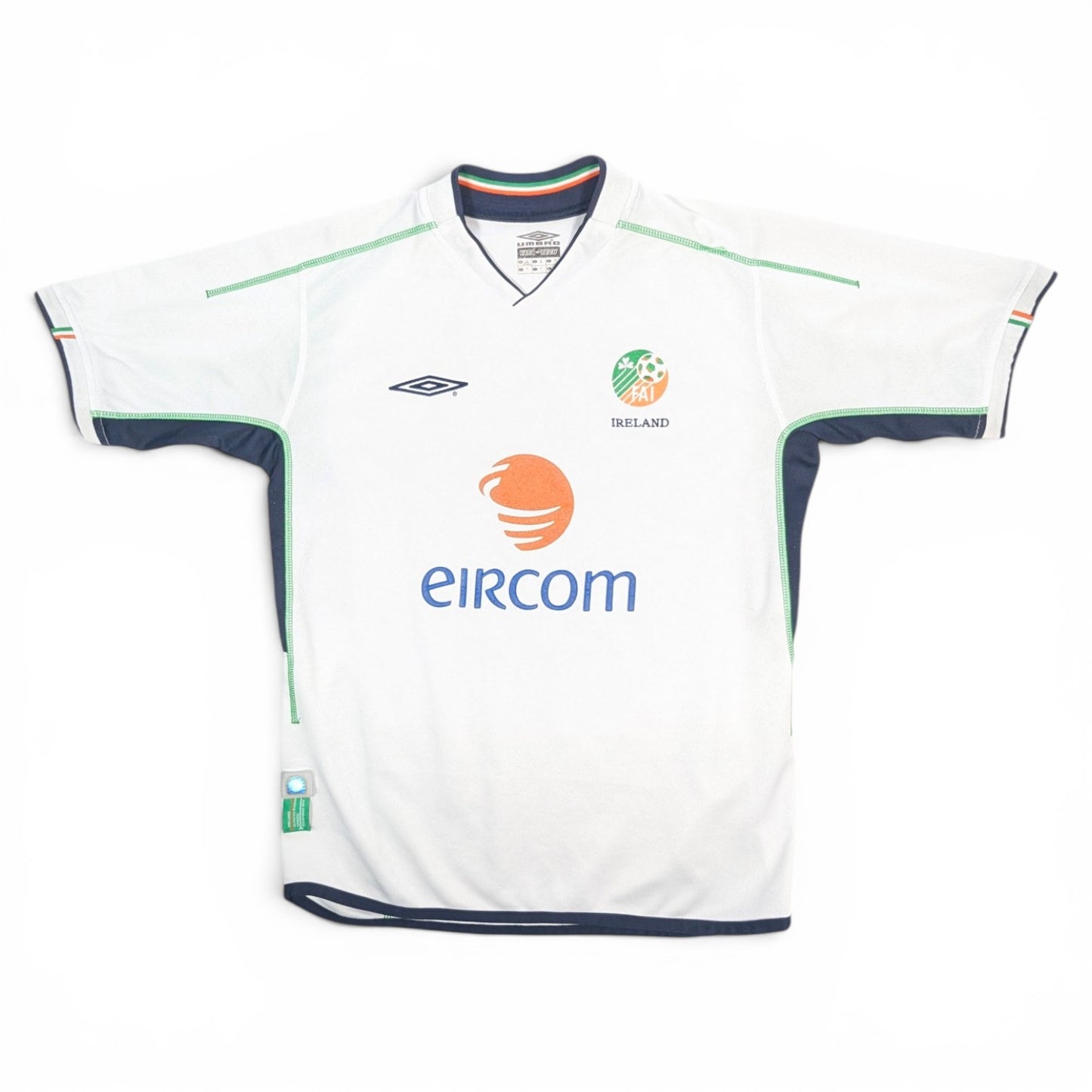 Republic of Ireland Umbro Away Football Jersey 2002 (M)