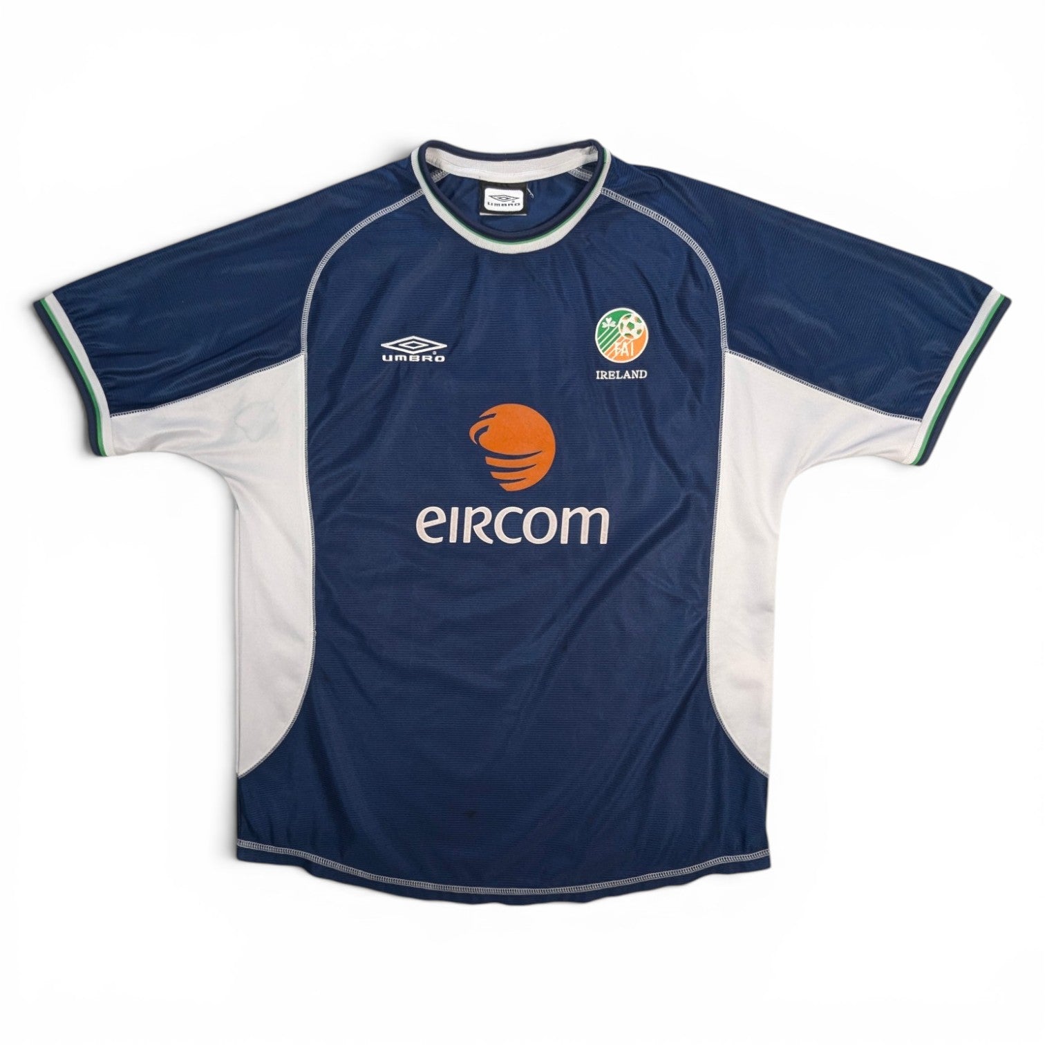  Republic of Ireland Umbro Football Jersey 2001 (XL)