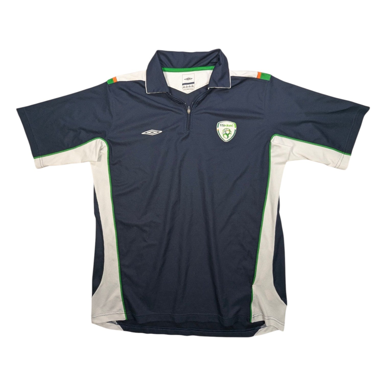 Republic of Ireland Umbro Football Polo Shirt 2000s (XL) 