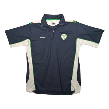 Republic of Ireland Umbro Football Polo Shirt 2000s (XL) 