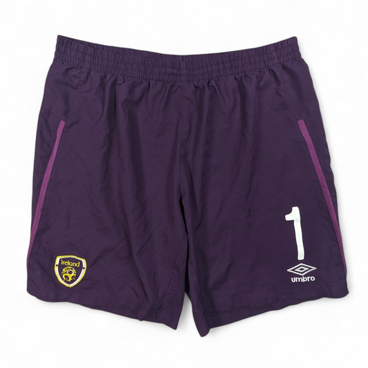 Republic of Ireland Umbro Goalkeeper Football Shorts 2016