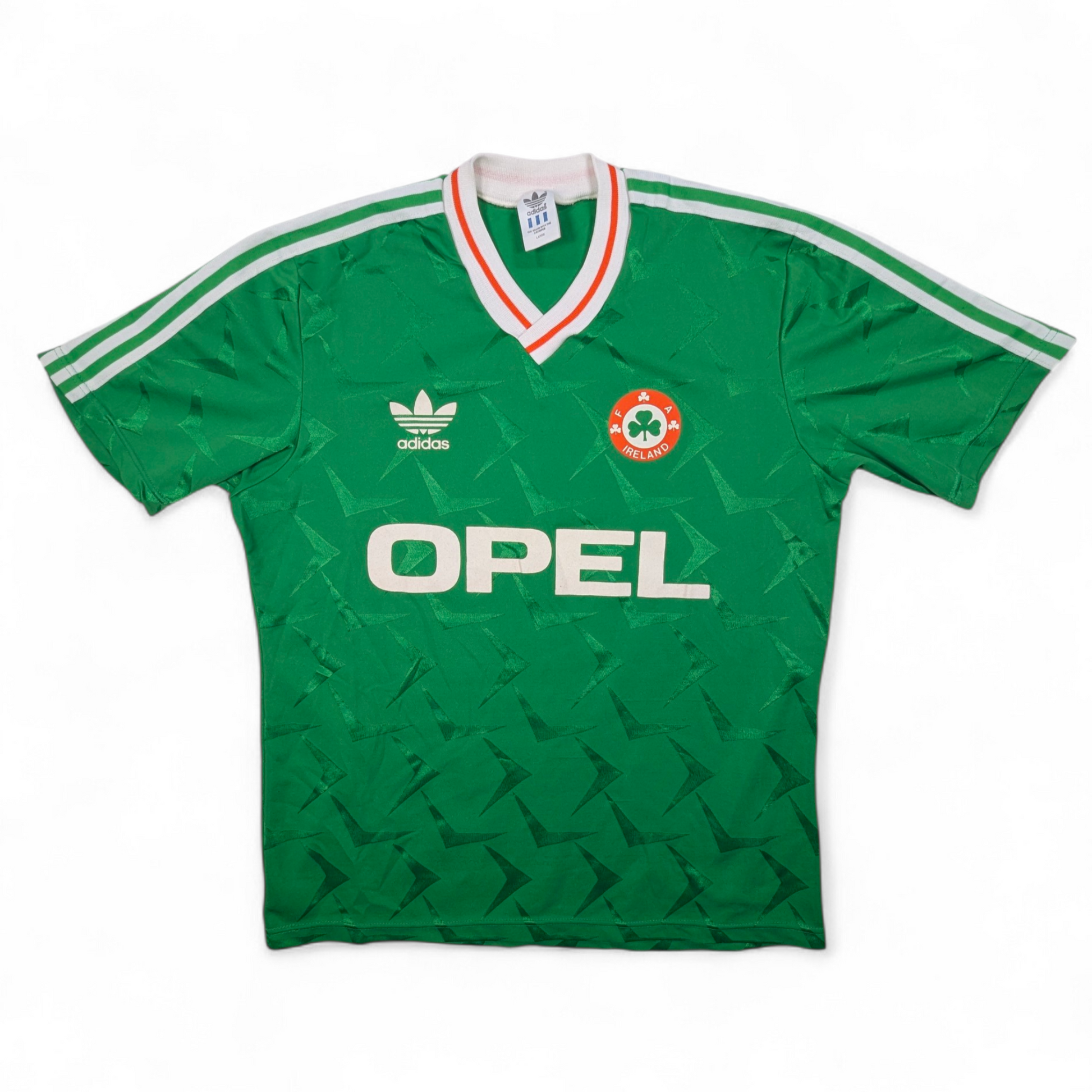 Republic of Ireland adidas Home Football Jersey 1990 (L) 