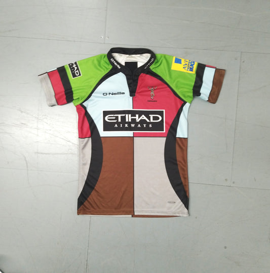 Vintage jersey shirt  Football Soccer Rugby Oneills Etihad Harlequins England