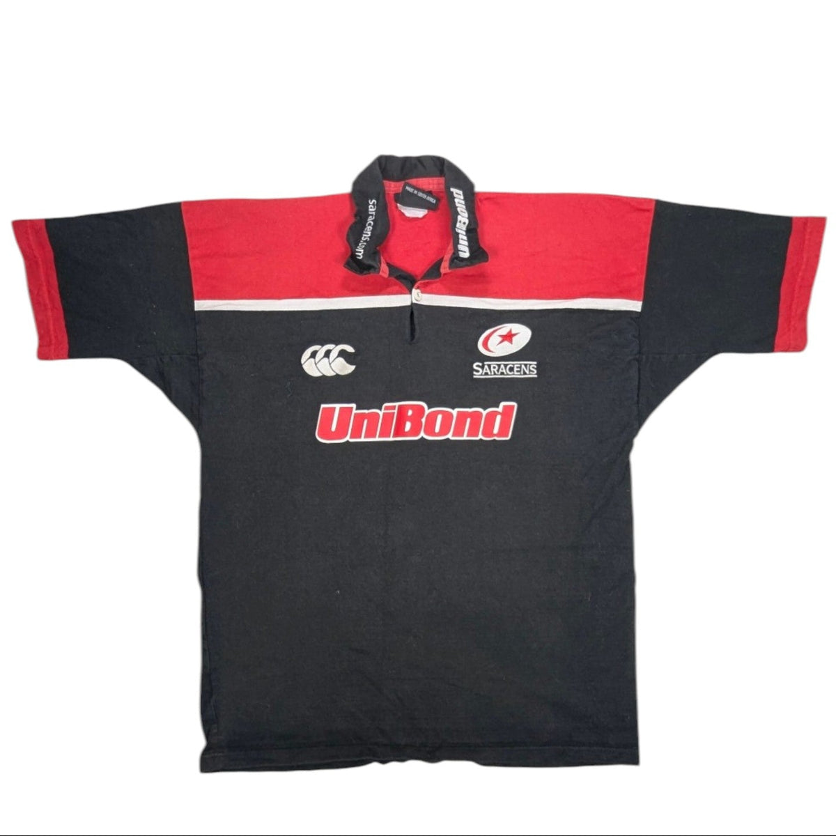 Saracens Canterbury Home Rugby Jersey 2001 (XL) [Good]