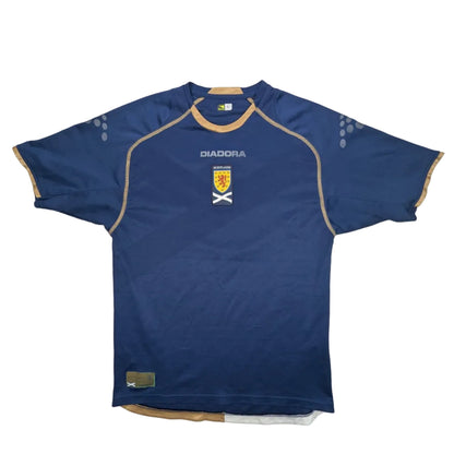 Scotland Diadora Home Football Jersey 2007 (M)