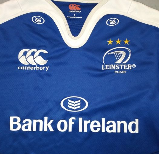 Leinster 2015 / 16 Rugby Jersey Canterbury (S)   [Fair]