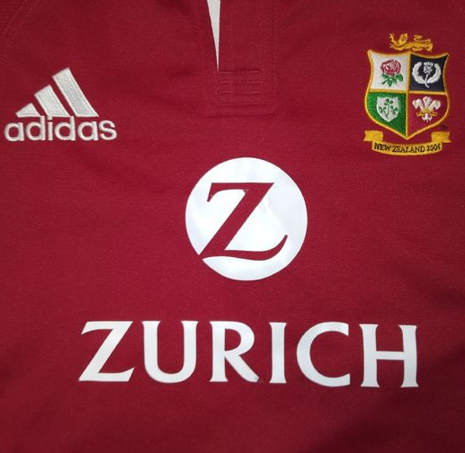 Lions 2005 Rugby Jersey adidas (L)   [Fair]